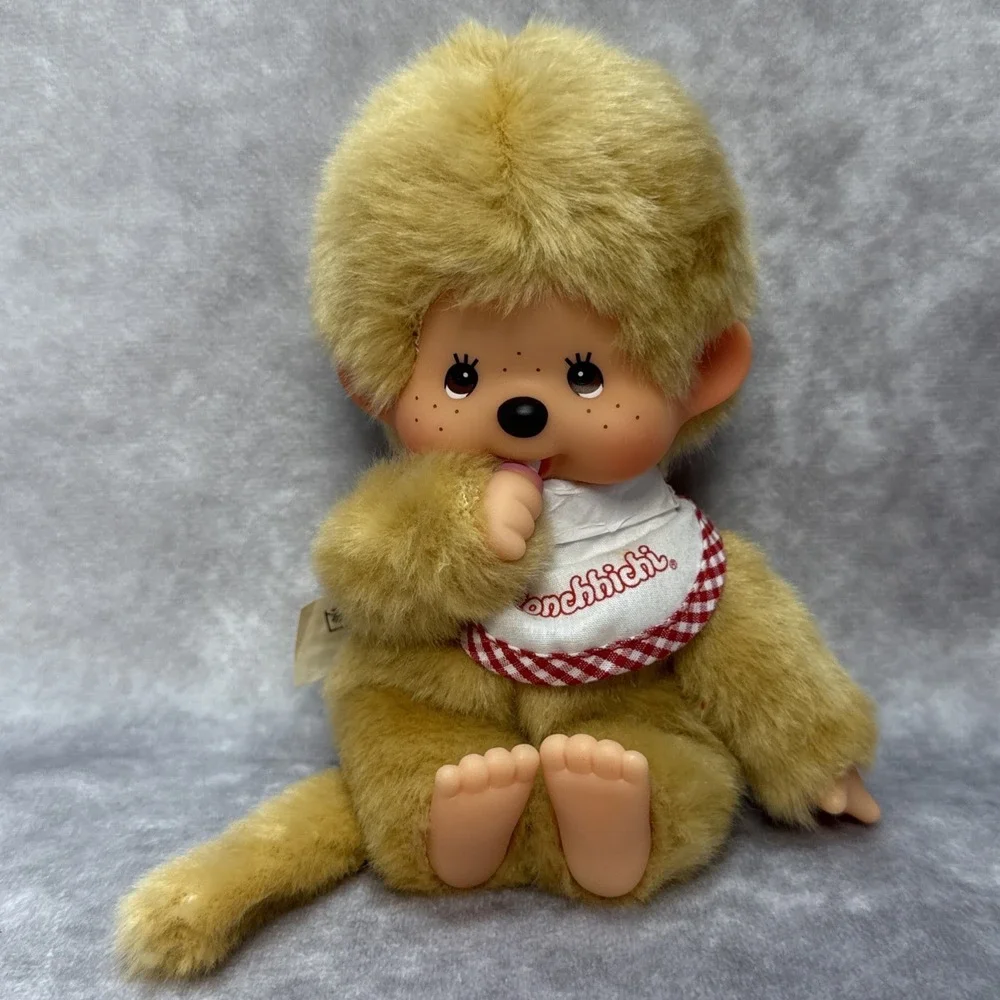 Monchhichi Premium Standard S Beige Boy Plush Monkey Doll Sekiguchi 8